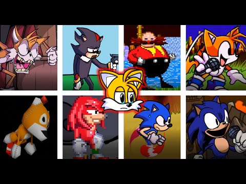 Chasing but Every Turn a Different Sonic Character Sings 🐱  - FNF Cover