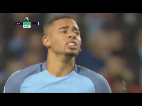 Gabriel Jesus vs Tottenham Hotspur DEBUT (21/01/2017) HD 1080i