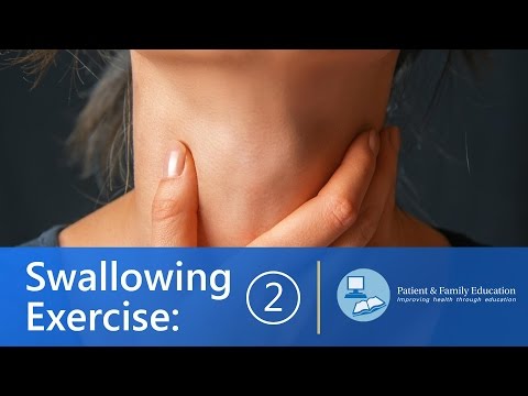 Swallowing Exercises - Keep the Muscles In Your Mouth Moving [Exercise 2 of 3]