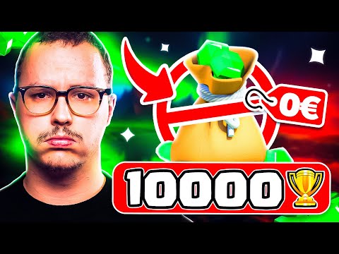 Je finis Clash Royale sur le compte F2P ! (10000 trophées)