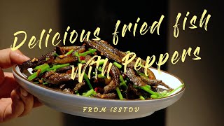 Delicious fried fish with peppers - Lestov Cooking Show#lestov #cooking #restaurant #food