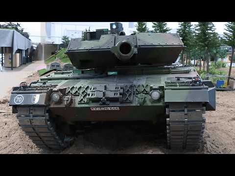 HUGE RC Leopard 2A5 - Scale 1/7 - 110 Kg #rc #modellbau #scalemodel #bundeswehr #tank