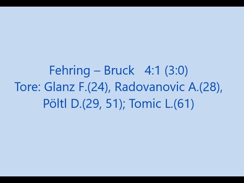 Fehring – Bruck 4:1 (3:0)