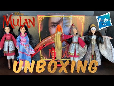 Toy Unboxing Review: "Mulan" Dolls and Role Play by Hasbro & Nerf