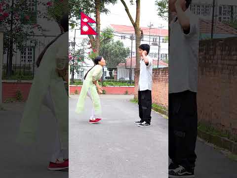 America 🇺🇸 vs Nepal 🇳🇵 vs India 🇮🇳 Actions Trends 🤣 | Aayush & Abhay #shorts #viral #funny