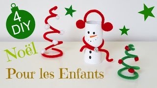 4 DIY Noël 2016 Bricolages pour Enfants / Christmas DIY for Kids