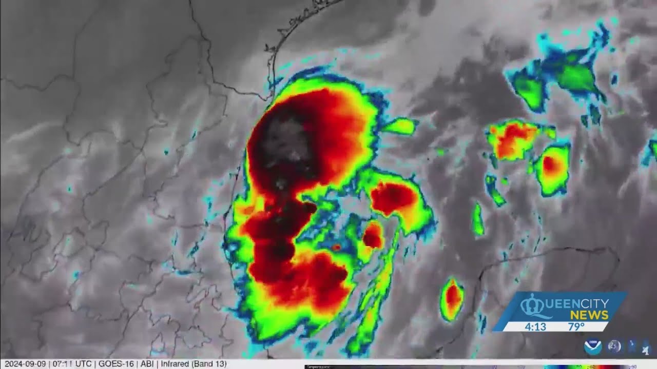 Tracking the Tropics: Tropical Storm growing in the Gulf of Mexico