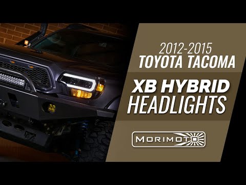 The best 12-15 Tacoma lighting upgrade | XB HYBRID Headlights by Morimoto