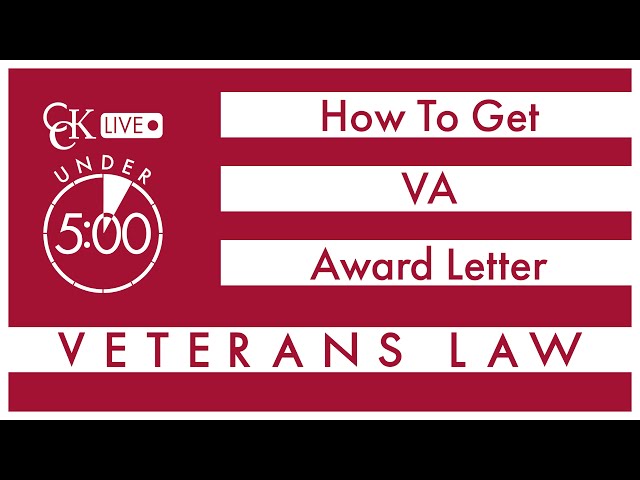 How to Get Your VA Award Letter: VA Disability