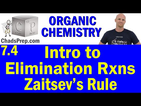 7.4 Introduction to Elimination Reactions [Zaitsev's Rule and the Stability of Alkenes] | OChemistry