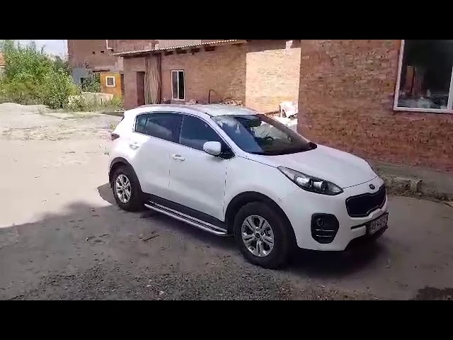 Боковые пороги KB001 (2 шт., нержавейка) Video 1