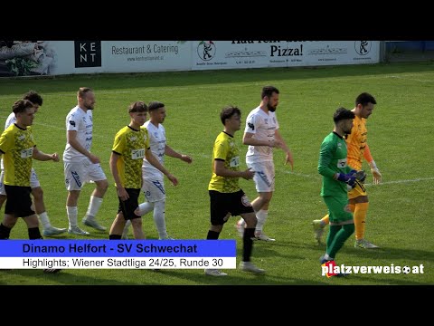 Highlights Dinamo Helfort - Schwechat, Wiener Stadtliga 24/25