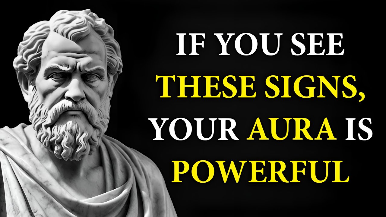 5 Signs Your Aura is Powerful (YOU'RE NOT LIKE EVERYONE ELSE) | Stoicism