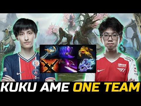 AME AND KUKU IN EU PUBS - AGGRESIVE OFFLANE KUCORE BUILD DOTA 2