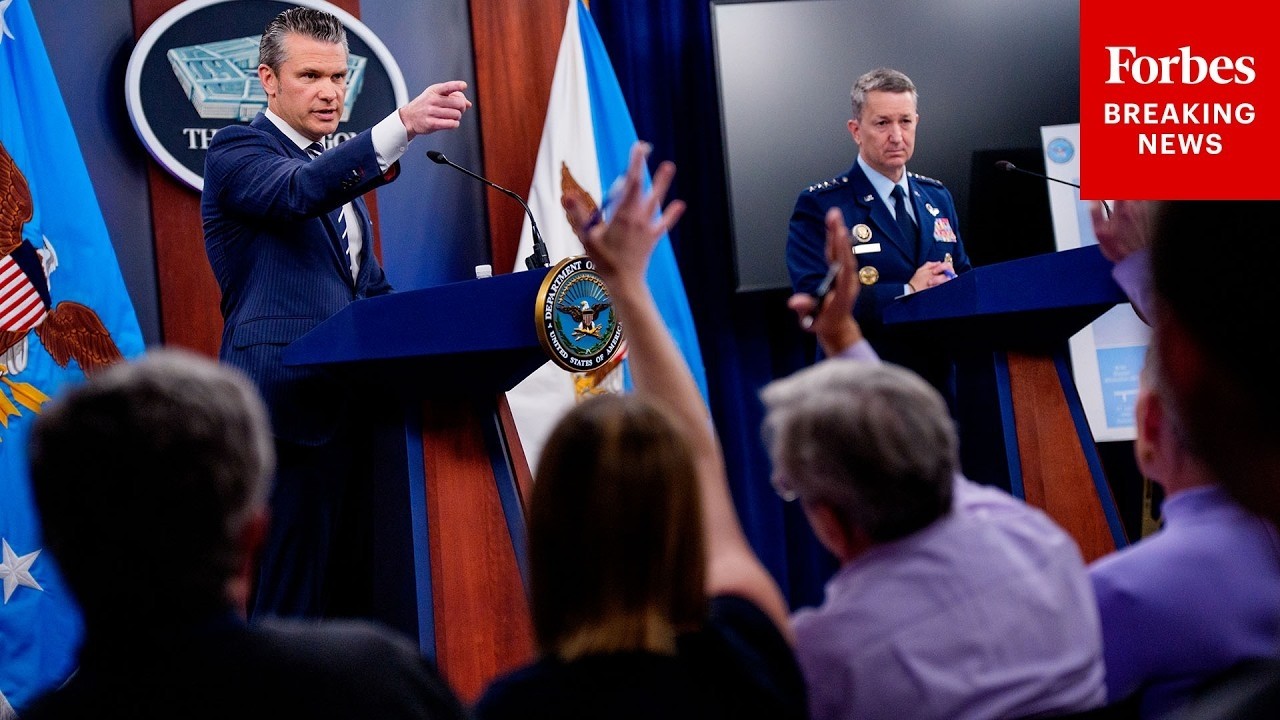 Video | LIVE: Hegseth And Caine Hold Pentagon Press Briefing On The Iran War