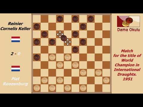 14. Piet Roozenburg - Reinier Cornelis Keller. WK-match 1951.