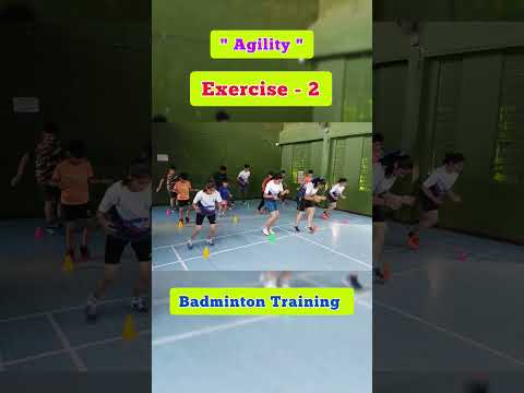 Exercise - 2 🔥#shorts #badminton #exercise #fitness #agility #speed