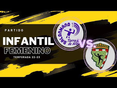 PARTIDO INFANTIL FEMENINO. TORREJON  vs ALCOBENDAS. TEMPORADA 22/23 - 15/04/2023