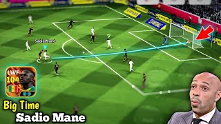 "THE KING OF AFRICA! 😱 104 Big Time Sadio Mane Review - eFootball Gameplay"
