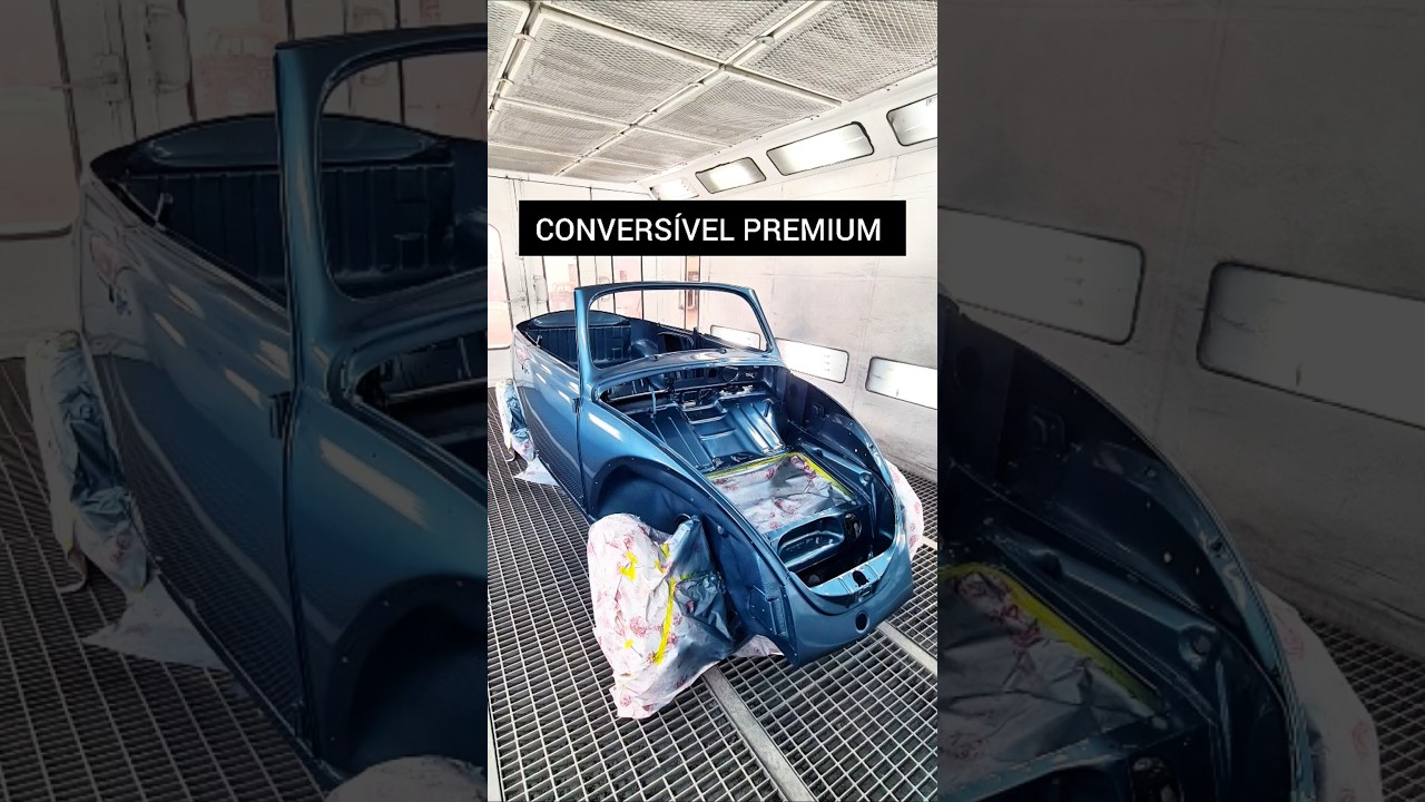 Fusca 1977, transformado no modelo Conversível Premium, ganhando vida em cada etapa do projeto 🛠