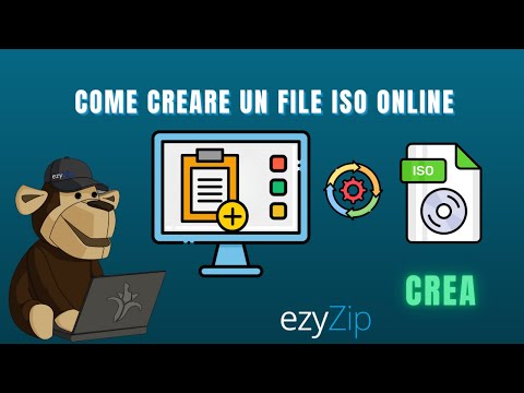 Come creare un file immagine ISO online