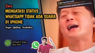 Download lagu So Easy❗️How to Fix WhatsApp Status Having No Sound on iPhone mp3