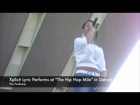 Xplicit Lyric Performs at The Hip Hop Mile in Detroit