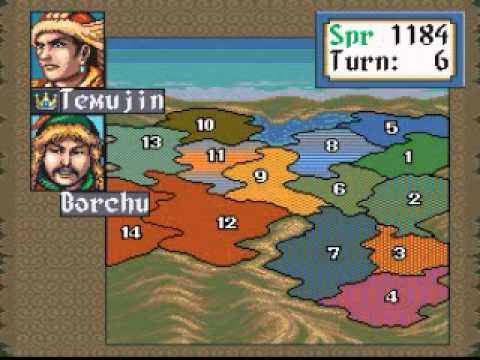 Genghis Khan II : Clan of the Grey Wolf Super Nintendo