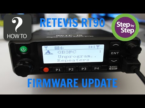 Как обновить прошивку на Retevis RT90 (TyT MD-9600) Пошаговое руководство.