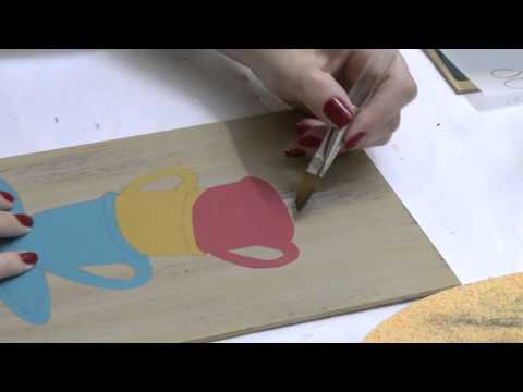 Mulher.com 18/07/2014 - Porta Xícara por Soraia Leite - Parte 1