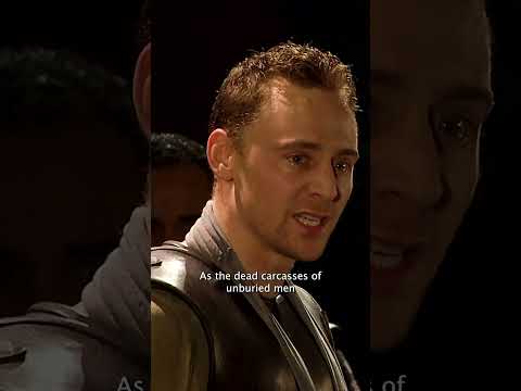 Tom Hiddleston as Coriolanus🤩😮  #NationalTheatre #TomHiddleston #Shakespeare