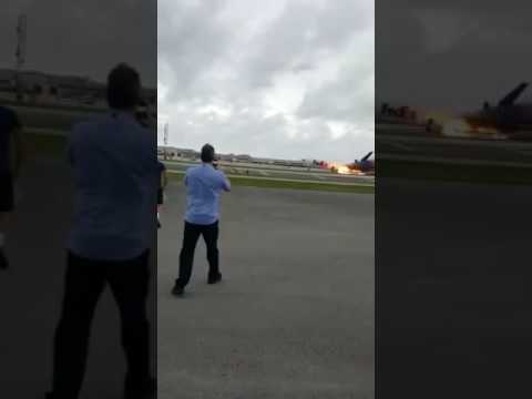 FedEx cargo plane burns at Fort Lauderdale airport