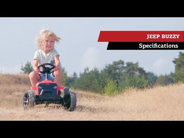 Vidéo teaser pour BERG JEEP Buzzy Go-karts | Spezifikationen