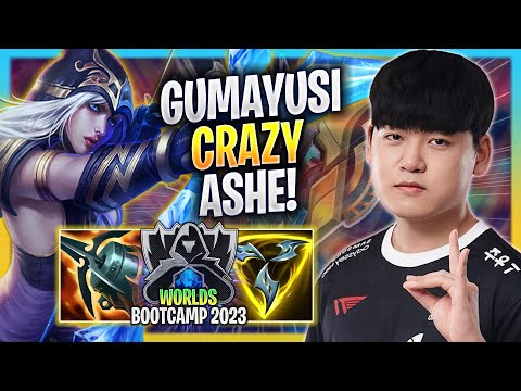 GUMAYUSI IS SO CRAZY WITH ASHE! - T1 Gumayusi Plays Ashe ADC vs Kai'sa! | Bootcamp 2023