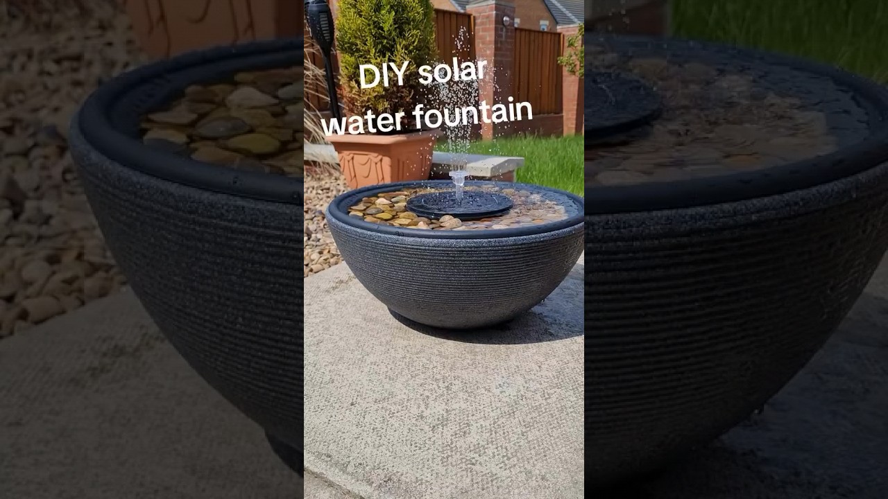 DIY solar water Fountain