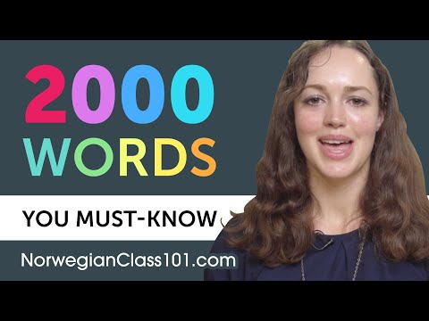 2000 Words Every Norwegian Beginner Must Know