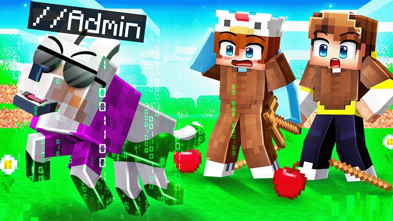 I Became a ADMIN DOG in Minecraft!
