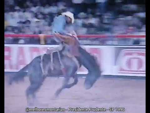Edmilson Cesar da Silva x Pouso Forçado - Rodeio de Presidente Prudente 1996 #rodeio #cutiano