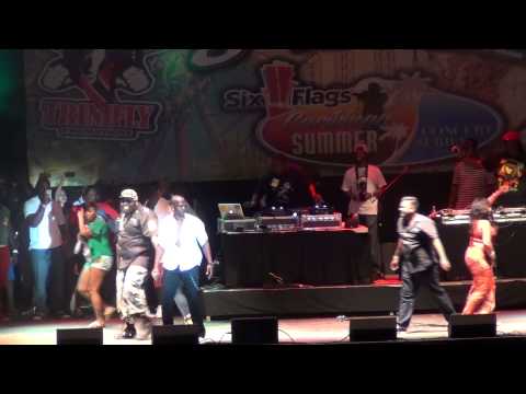 Rick Ross Must See "Palancing" with Mr. Vegas at Six Flags Great Adventure New Jersey