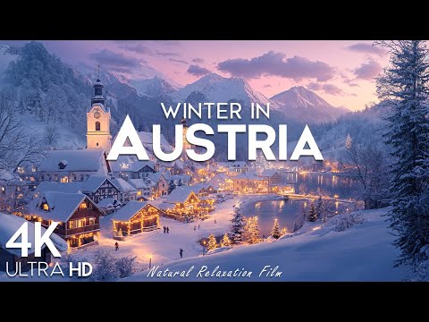 Winter Austria 4K Ultra HD - Scenic Relaxation Film With Relaxing Music and Stunning Winter Videos