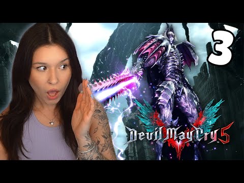 DANTE, CAVALIERE ANGELO BOSS FIGHT & V's LORE?! Devil May Cry 5 [First Playthrough] | Part 3