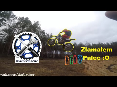 Sylwester u Project Cross Enduro | ZŁAMAŁEM PALEC | Wściekły Jarek i Pisarek | cienki