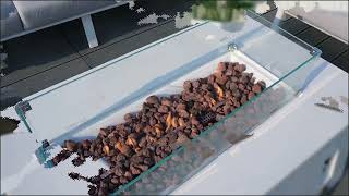 🌟 Direct Wicker’s Fire Pit Table and Sofa Set: The Perfect Blend of Comfort and Style 🌟