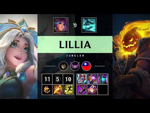 Lillia Jungle vs Hecarim - TW Master Patch 25.04