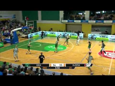 Krka - Union Olimpija 71:54 (13. krog, Liga ABA, 20.12.2014) - Highlights