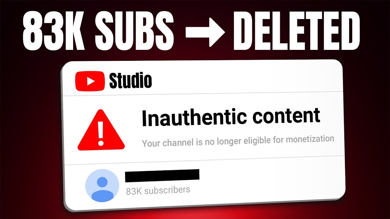 YouTube Is Demonetizing Faceless Channels (How to Save Yours)