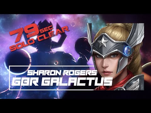 Is Sharon Rogers (SNA) the fastest GBR GALACTUS killer? [79 sec solo clear] | MARVEL Future Fight