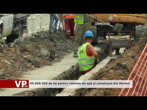 95.000.000 de lei pentru rețelele de apă și canalizare din Moreni