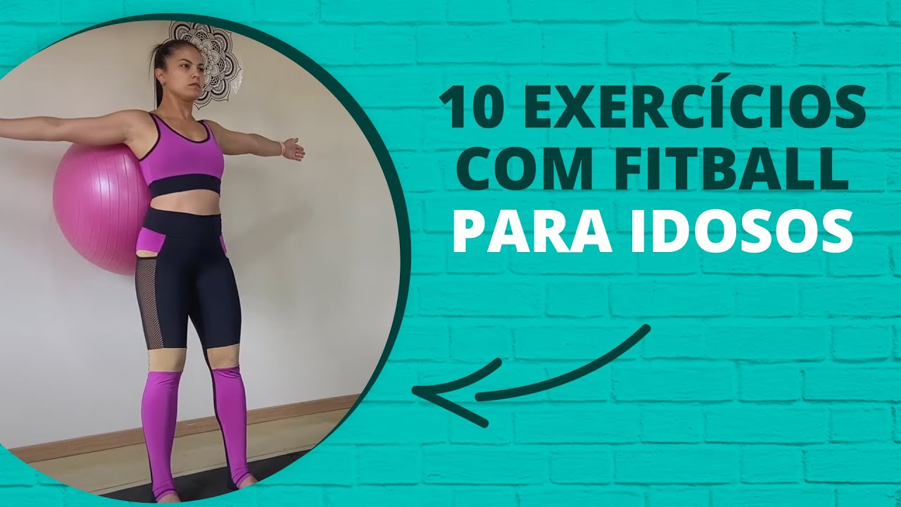 10 Exercícios com Fitball para Idosos