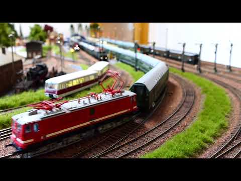 H0 Neustadt Anlage - Zugfahrten im Bahnhof Neustadt am 11.09.2021